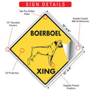 Boerboel Xing (Crossing) Dog Signs or Sticker-3