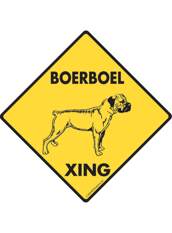 Boerboel Xing Sign or Sticker