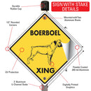 Boerboel Xing (Crossing) Dog Signs or Sticker-4