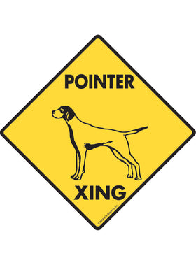 Pointer Xing Sign or Sticker
