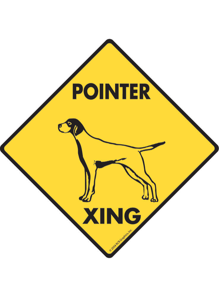 Pointer Xing Sign or Sticker