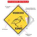 Woodcock Xing (Crossing) Bird Signs or Sticker-2
