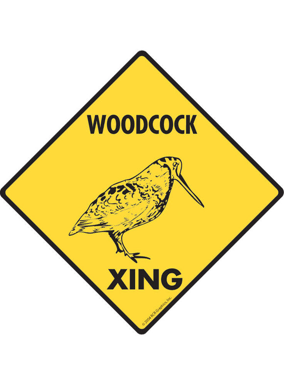 Woodcock Xing Sign or Sticker