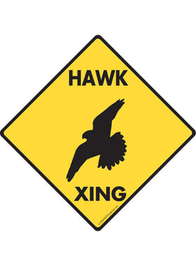Hawk Xing Sign or Sticker