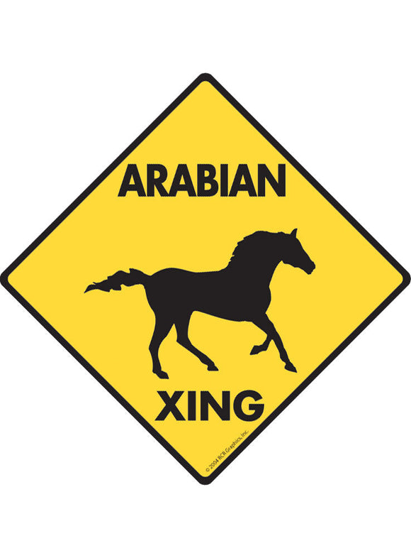 Arabian Xing Sign or Sticker