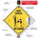 Cane Corso On Guard Dog Signs or Sticker-4