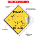 Kuvasz On Guard Dog Signs or Sticker-2