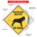 Neapolitan Mastiff  On Guard Dog Signs or Sticker-3