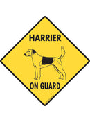 Harrier On Guard Sign or Sticker