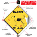 Harrier On Guard Dog Signs or Sticker-4