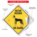 Ibizan Hound On Guard Dog Signs or Sticker-3