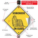 Komondor On Guard Dog Signs or Sticker-4