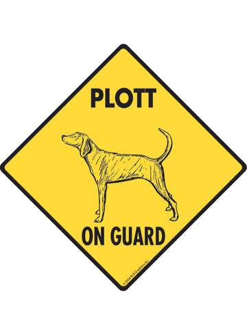 Plott On Guard Sign or Sticker