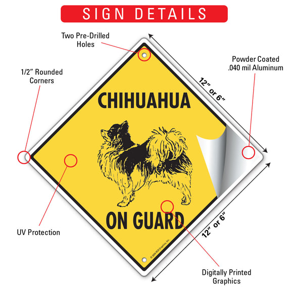 Norwegian Buhund On Guard Dog Signs or Sticker
