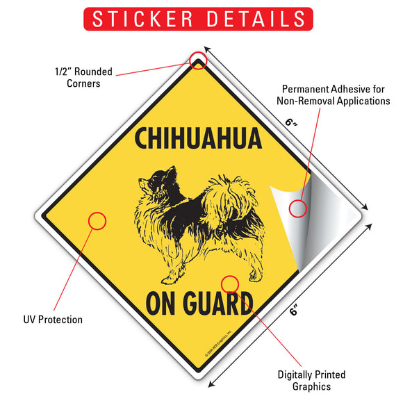 Norwegian Buhund On Guard Dog Signs or Sticker