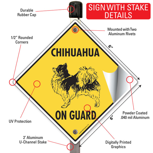 Norwegian Buhund On Guard Dog Signs or Sticker