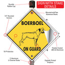 Boerboel On Guard Dog Signs or Sticker-4