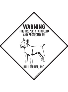 Warning! Property Sign or Sticker