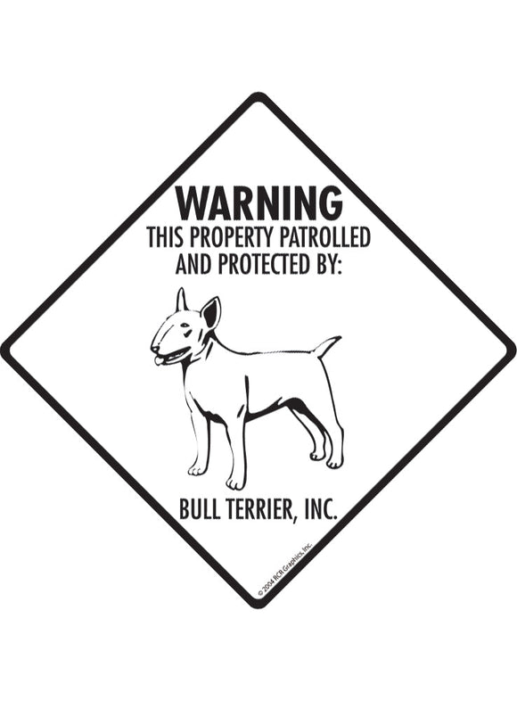 Warning! Property Sign or Sticker