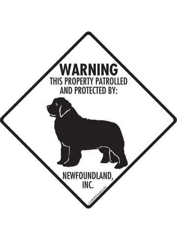 Newfoundland - Warning! Property Sign or Sticker