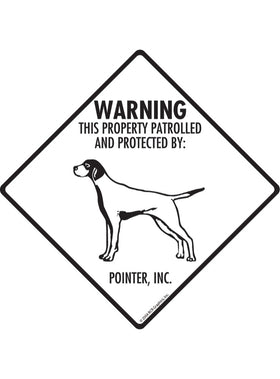 Pointer - Warning! Property Sign or Sticker