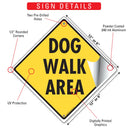Dog Walk Area Signs or Sticker-3