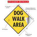 Dog Walk Area Signs or Sticker-2