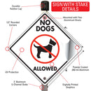 No Dogs Allowed Signs or Sticker-4