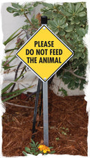 Please Do Not Feed the Animal Signs or Sticker-5