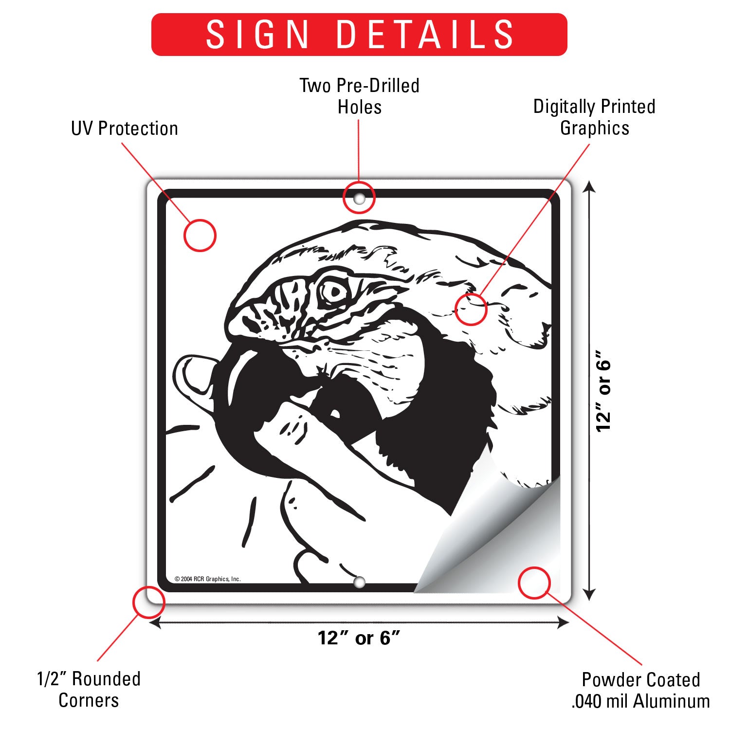 Warning! Parrot Biting Finger Bird Signs or Sticker