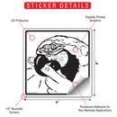 Warning! Parrot Biting Finger Bird Signs or Sticker-2