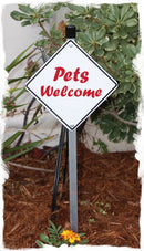 Pets Welcome Signs or Sticker-5
