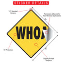 Whoa - Horse Signs or Sticker-2