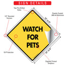 Watch For Pets Dog Signs or Sticker-3