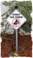Interdit Aux Chiens (No Dogs Allowed) Signs or Sticker-5