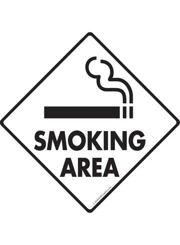 Smoking Area Sign or Sticker