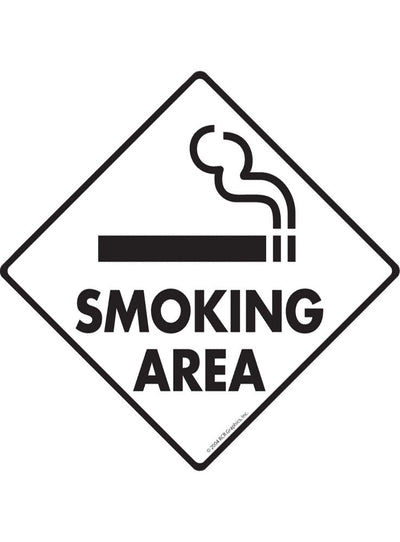 Smoking Area Sign or Sticker