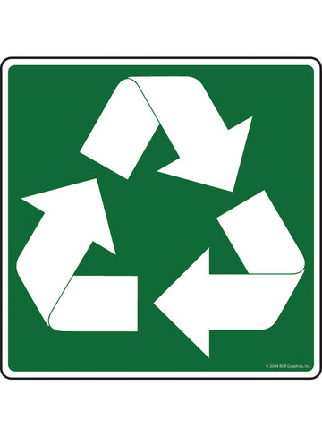Recycle Symbol Sign or Sticker