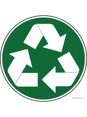 Recycle Symbol Sign or Sticker