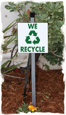 We Recycle Signs or Sticker-5