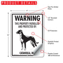 Catahoula! Property Patrolled Sign (9" x 12")-2