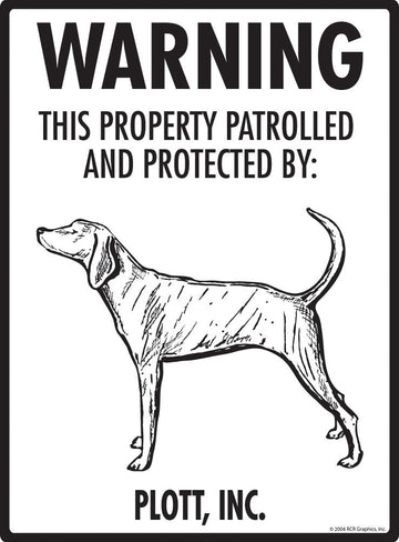Plott - Warning! Property Sign