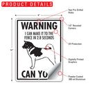 Akita! Make It To Fence or Door Signs (9" x 12")-4