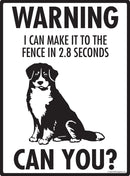 Bernese Mountain Dog Make It To Fence or Door Signs (9" x 12")-2