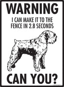 Bouvier - Warning! Fence Sign