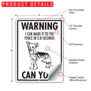 Chinese Crested! Make It To Fence Signs (9" x 12")-4