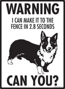 Corgi Make It To Fence or Door Signs (9" x 12")-2