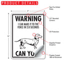 Dachshund! Make It To Fence or Door Signs (9" x 12")-4
