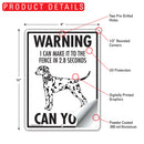 Dalmatian! Make It To Fence or Door Signs (9" x 12")-4