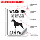 Doberman Pinscher! Make It To Fence or Door Signs (9" x 12")-4